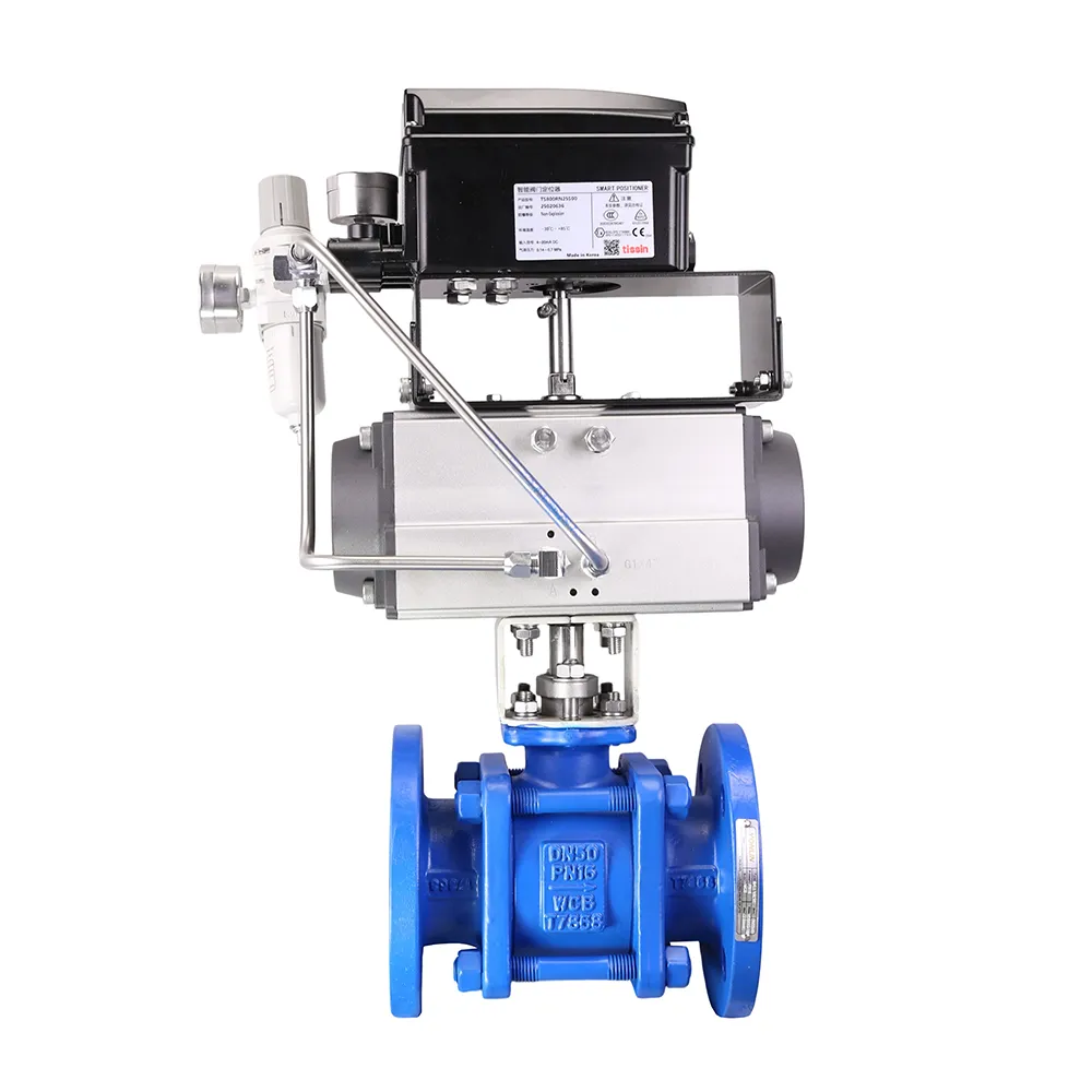 三片式气动球阀 TCBQ641G-16C