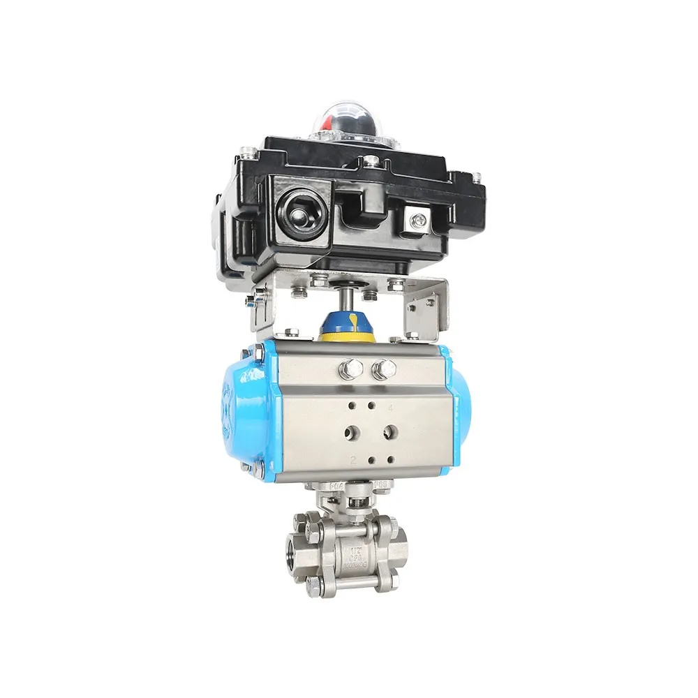 不锈钢气动球阀 Q611F-16P